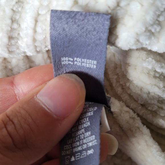 Aerie Crean Chenille Knit Textured Long Sleeve Pullover Sweater - Picture 9 of 10